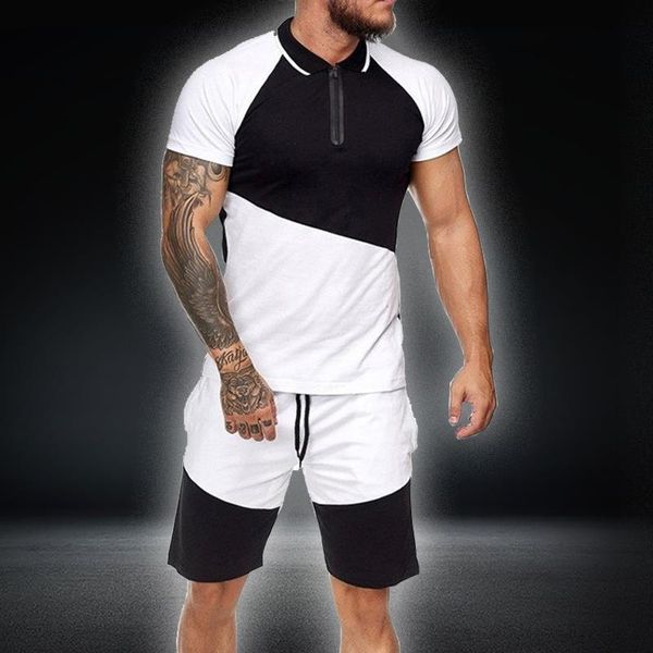 irregular patchwork men summer tracksuit short sleeve 2 piece set men sweatsuits running sports wear fashion clothing men sets, Gray
irregular patchwork men summer tracksuit short sleeve 2 piece set men sweatsuits running sports wear fashion clothing men sets, Gray