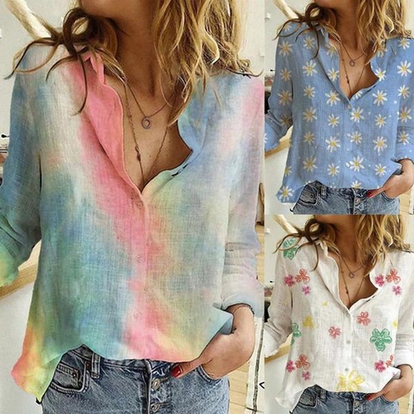 womens blouses spring autumn leisure shirts button v neck cardigan loose long sleeve oversized shirt blusas, White
womens blouses spring autumn leisure shirts button v neck cardigan loose long sleeve oversized shirt blusas, White