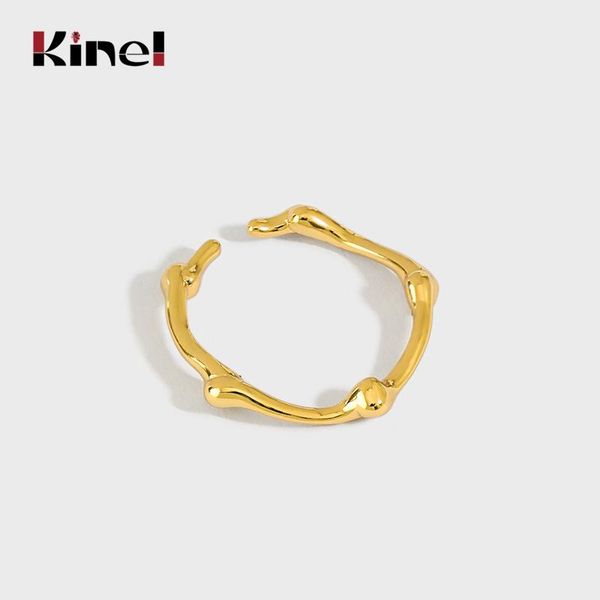 kinel 925 sterling silver irregular concave convex surface rings for women minimalist 18k real gold plated jewelry fashion gifts, Golden;silver
kinel 925 sterling silver irregular concave convex surface rings for women minimalist 18k real gold plated jewelry fashion gifts, Golden;silver