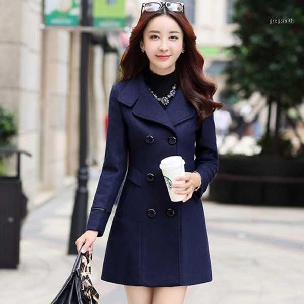 new autumn winter women woolen coat slim windbreaker coats female plus size yellow wool blends jackets aq3901, Black
new autumn winter women woolen coat slim windbreaker coats female plus size yellow wool blends jackets aq3901, Black