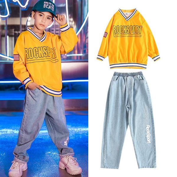 children's hip hop clothing street dance costumes boys loose sweater jeans hiphop jazz dancewear ballroom stage costumes dqs3460, Black;red
children's hip hop clothing street dance costumes boys loose sweater jeans hiphop jazz dancewear ballroom stage costumes dqs3460, Black;red