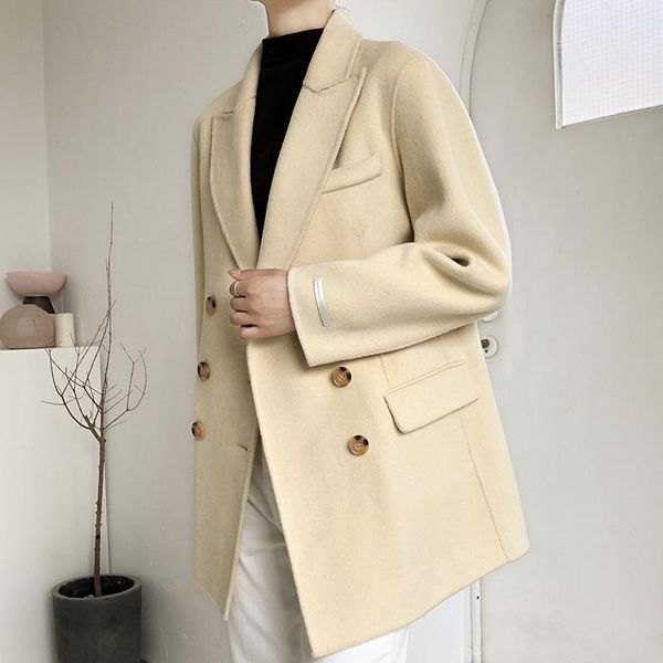 women's wool & blends 2021 winter double sided breasted woolen jacket short suit collar plus size black handmade high end 100% coat
women's wool & blends 2021 winter double sided breasted woolen jacket short suit collar plus size black handmade high end 100% coat