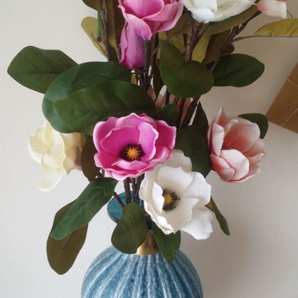 factory 4 colors silk magnolia flower artificial flowers decoration for home party wedding bouquet simple style big size
factory 4 colors silk magnolia flower artificial flowers decoration for home party wedding bouquet simple style big size