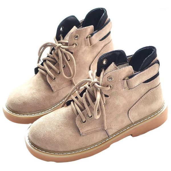 boots autumn female british wind students korean wild round head lacing flat short simple retro shoes1, Black
boots autumn female british wind students korean wild round head lacing flat short simple retro shoes1, Black