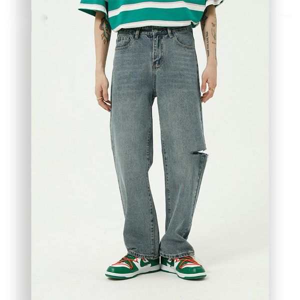 jeans male streetwear denim pants long trousers vintage fashion hip hop straight washed broken hole casual men full length mid1, Blue
jeans male streetwear denim pants long trousers vintage fashion hip hop straight washed broken hole casual men full length mid1, Blue