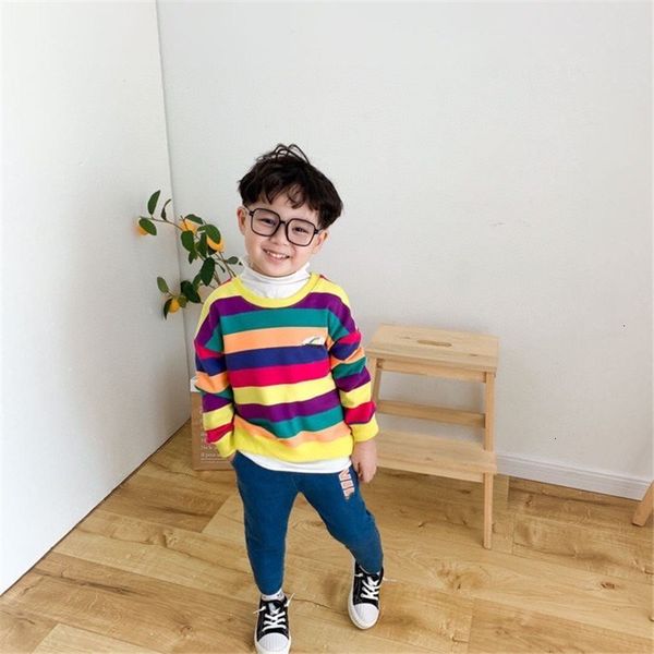 autumn 2020 new rainbow children's set sweater combed cotton terry fabric al-lxp, Black
autumn 2020 new rainbow children's set sweater combed cotton terry fabric al-lxp, Black