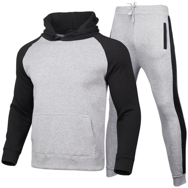 80% cotton tracksuits men sweatshirt sporting sets winter jacket + pants casual clothing men's track suit sportswear coat 201204, Gray
80% cotton tracksuits men sweatshirt sporting sets winter jacket + pants casual clothing men's track suit sportswear coat 201204, Gray
