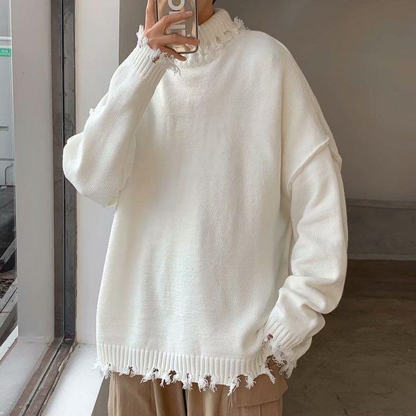 men's sweaters casual slim fit basic knitted thermal turtleneck men pullover sweater fashion hip hop streetwear knitwear, White;black
men's sweaters casual slim fit basic knitted thermal turtleneck men pullover sweater fashion hip hop streetwear knitwear, White;black