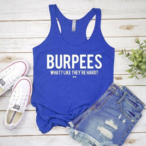 vest burpees what like they're hard tank women's flowy racerback funny gym workout shirt new casual sleeveless linen tanks, White
vest burpees what like they're hard tank women's flowy racerback funny gym workout shirt new casual sleeveless linen tanks, White
