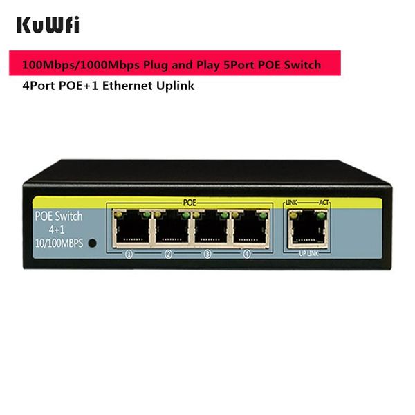 network switches 48v poe switch rj45 hub 100mbps 5 ports ethernet fast media converter lan splitters with 4 50-200m distance
network switches 48v poe switch rj45 hub 100mbps 5 ports ethernet fast media converter lan splitters with 4 50-200m distance