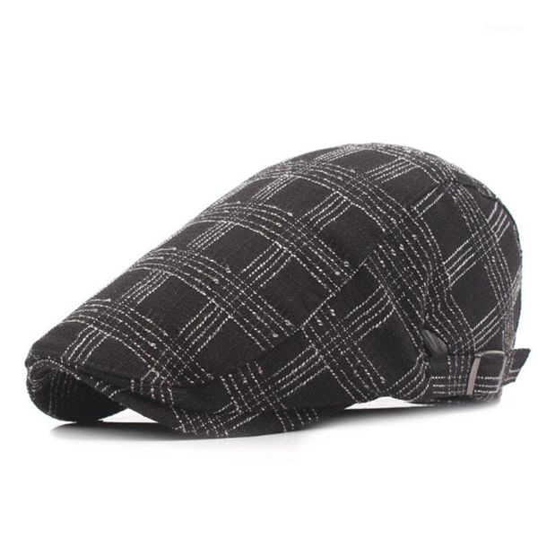 which in shower adjustable flat fashion cap cotton spring summer beret hat women men breathable plaid peaked cap duckbill bone1, Blue;gray
which in shower adjustable flat fashion cap cotton spring summer beret hat women men breathable plaid peaked cap duckbill bone1, Blue;gray