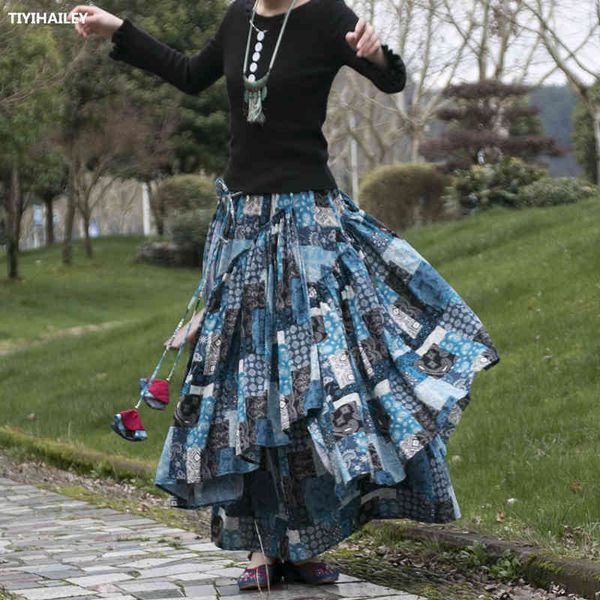 skirts long maxi a-line elastic waist women cotton linen print s-2xl irregular spring autumn skirt c54q, Black
skirts long maxi a-line elastic waist women cotton linen print s-2xl irregular spring autumn skirt c54q, Black