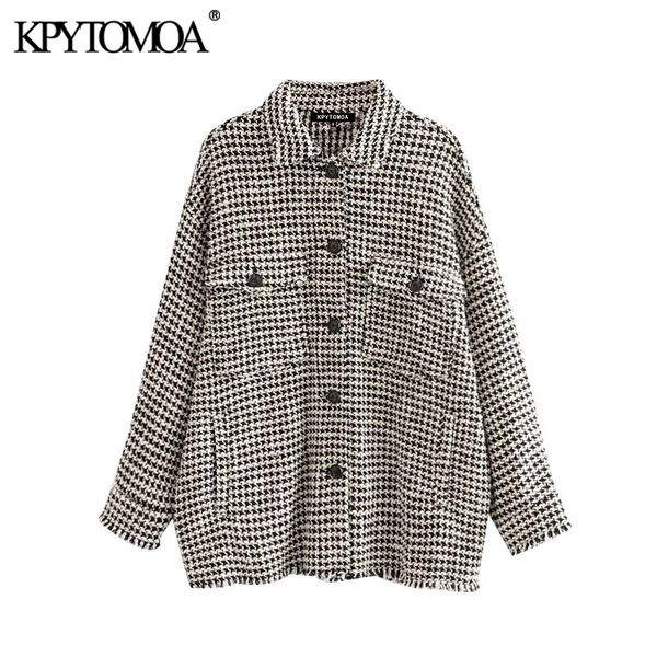 vintage stylish frayed tassel oversized tweed plaid jacket coat women 2020 fashion long sleeve pockets outerwear chic, Black;brown
vintage stylish frayed tassel oversized tweed plaid jacket coat women 2020 fashion long sleeve pockets outerwear chic, Black;brown