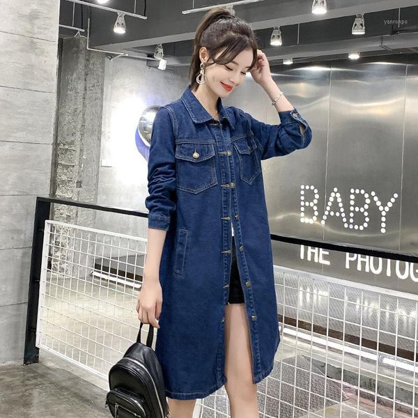 2020 autumn fashion women denim trench coat oversized street casual simple mid-length windbreaker outerwear ladies 5xl z4031, Tan;black
2020 autumn fashion women denim trench coat oversized street casual simple mid-length windbreaker outerwear ladies 5xl z4031, Tan;black