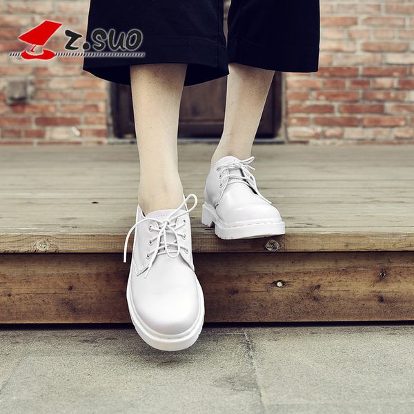 walking spring small white women's casual low single leather martin shoes fashion zs18018n c1212, Black;white
walking spring small white women's casual low single leather martin shoes fashion zs18018n c1212, Black;white