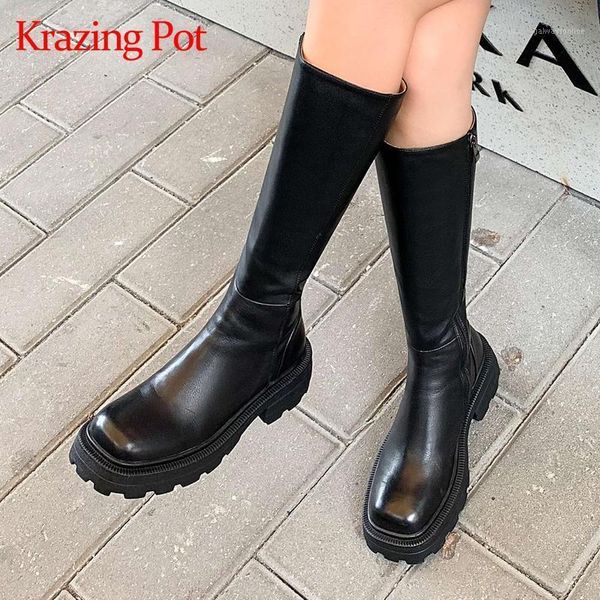 boots krazing pot big size cow leather square toe thick bottom riding high street fashion beauty lady casual knee-high l121, Black
boots krazing pot big size cow leather square toe thick bottom riding high street fashion beauty lady casual knee-high l121, Black