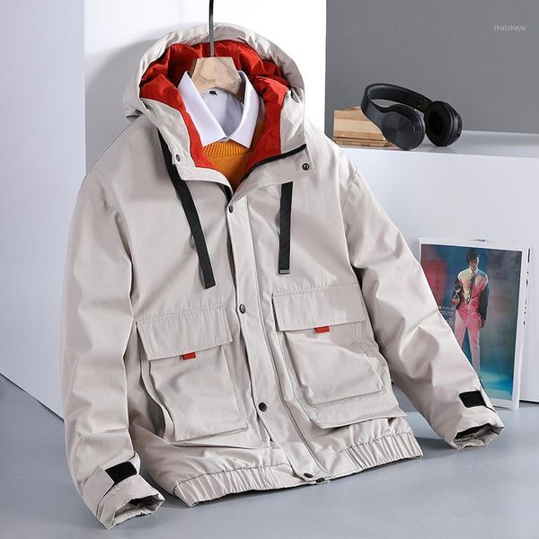 men jacket 2020 new winter men parka big pockets casual jacket hooded solid color cken and warm hooded outwear coat size 6xl1, Black
men jacket 2020 new winter men parka big pockets casual jacket hooded solid color cken and warm hooded outwear coat size 6xl1, Black