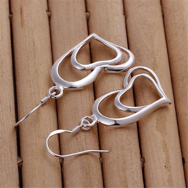 cute double heart lovely silver color earrings selling fashion jewelry girls valentine's day gift h sqcgyh, Golden
cute double heart lovely silver color earrings selling fashion jewelry girls valentine's day gift h sqcgyh, Golden