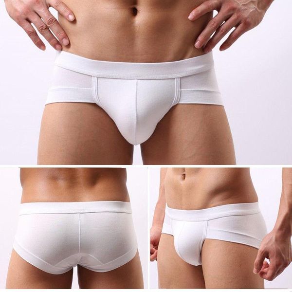 men ice silk seamless low waist briefs underwear male thong breathable men seamless briefs underwear1, Black;white