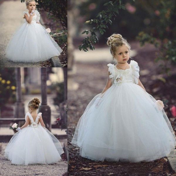 pretty flower girl dress appliques beaded ball gown communion pageant gowns for wedding party birthday, White;blue
pretty flower girl dress appliques beaded ball gown communion pageant gowns for wedding party birthday, White;blue