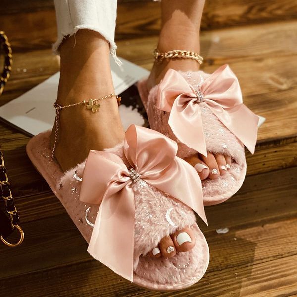 cblmw autumn winter new 2020 wool anti slip warm cotton warm slippers indoor baotou fashion curly bow slippers, Black
cblmw autumn winter new 2020 wool anti slip warm cotton warm slippers indoor baotou fashion curly bow slippers, Black