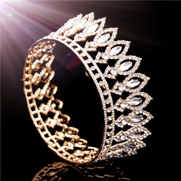 luxury queen king crown headband metal crystal head piece decoration for hair accessory wedding tiara diadem bridal hair jewelry, Golden;silver
luxury queen king crown headband metal crystal head piece decoration for hair accessory wedding tiara diadem bridal hair jewelry, Golden;silver