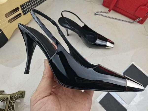 women sandals party fashion 100% leather pointed dance shoe new designer high heels super lady wedding metal buckle beach women shoes large, Black
women sandals party fashion 100% leather pointed dance shoe new designer high heels super lady wedding metal buckle beach women shoes large, Black
