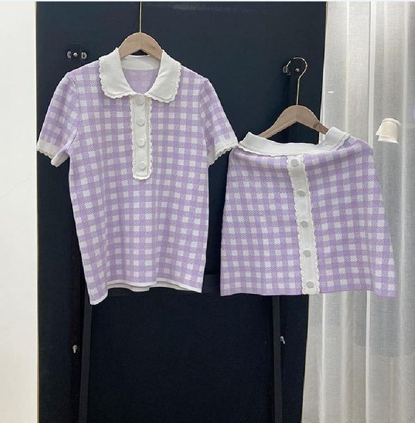 2021 long sleeve v neck purple houndstooth knitted single-breasted cardigans + panelled buttons short skirt two piece 2 pieces set xj054174, White
2021 long sleeve v neck purple houndstooth knitted single-breasted cardigans + panelled buttons short skirt two piece 2 pieces set xj054174, White