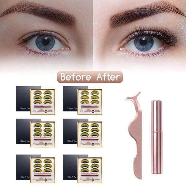 3 pairs magnetic false eyelashes waterproof eyeliner tweezers set gift kit box f1w7
3 pairs magnetic false eyelashes waterproof eyeliner tweezers set gift kit box f1w7