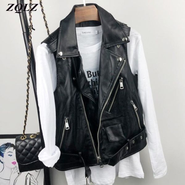 zqlz plus size 4xl pu perfecto leather vest waistcoat women motorcycle vest 2020 spring autumn new 2020 sleeveless vests 1, Black;white
zqlz plus size 4xl pu perfecto leather vest waistcoat women motorcycle vest 2020 spring autumn new 2020 sleeveless vests 1, Black;white