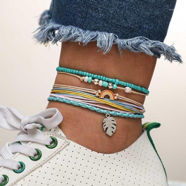 bangle colorful rope string leaf rainbow bracelet set for women boho handmade blue beads adjustable 69311, Black
bangle colorful rope string leaf rainbow bracelet set for women boho handmade blue beads adjustable 69311, Black