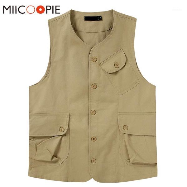 men's vests summer vest men jacket spring autumn breathable multi pocket sleeveless waistcoat outwear solid brand tactical jaqueta masc, Black;white
men's vests summer vest men jacket spring autumn breathable multi pocket sleeveless waistcoat outwear solid brand tactical jaqueta masc, Black;white