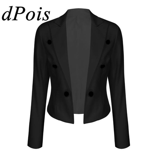 women work office lady blazers business jacket female suits coat banquet long sleeve outwear femme slim lapel formal blazer, White;black
women work office lady blazers business jacket female suits coat banquet long sleeve outwear femme slim lapel formal blazer, White;black