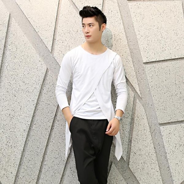 2021 outono dos homens camisa longa da luva palco cantora de boate hip hop streetwear mens irregular camisetas magro longo s 6ofd, White;black
2021 outono dos homens camisa longa da luva palco cantora de boate hip hop streetwear mens irregular camisetas magro longo s 6ofd, White;black