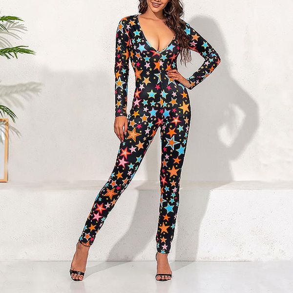 star pattern print christmas jumpsuits rompers autumn women clothes fashion playsuit deep v neck long sleeve femme jumpsuit, Black;white
star pattern print christmas jumpsuits rompers autumn women clothes fashion playsuit deep v neck long sleeve femme jumpsuit, Black;white