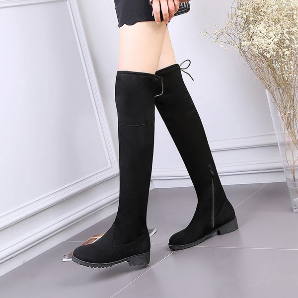 winter new western-style woman on her knee square-heeled ladies lace up party boots size 33-46, Black
winter new western-style woman on her knee square-heeled ladies lace up party boots size 33-46, Black