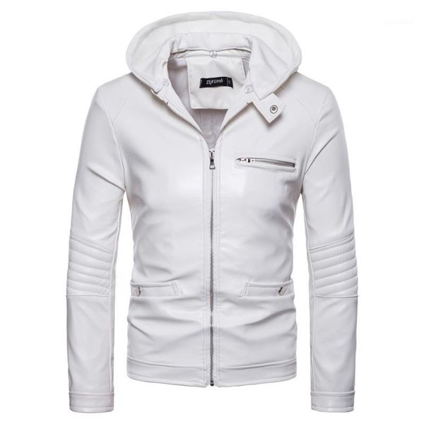 cross border 2018 leather coat autumn and winter new style amazon men's wear casual hooded mock two-piece white locomotive leath1, Black
cross border 2018 leather coat autumn and winter new style amazon men's wear casual hooded mock two-piece white locomotive leath1, Black