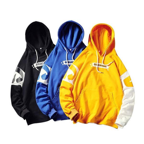 men's hoodies & sweatshirts winter male casual mixed colors letter printing loose long sleeve leisure wear, Black
men's hoodies & sweatshirts winter male casual mixed colors letter printing loose long sleeve leisure wear, Black
