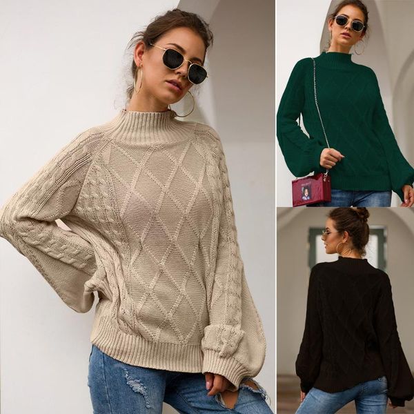 women's sweaters autumn spring women sweater long sleeve solid knitted casual lanttern pullover jumpers female loose, White;black
women's sweaters autumn spring women sweater long sleeve solid knitted casual lanttern pullover jumpers female loose, White;black
