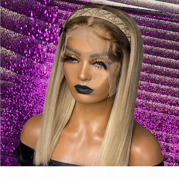 blunt cut short bob ombre blonde color 13x6 transparent lace front human hair wig for women wig with baby hair adjustable strap, Black;brown
blunt cut short bob ombre blonde color 13x6 transparent lace front human hair wig for women wig with baby hair adjustable strap, Black;brown