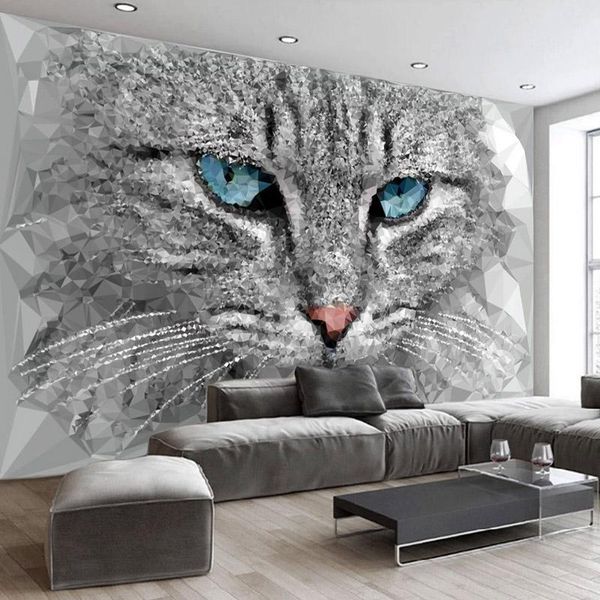 wallpapers custom po mural 3d modern abstract stereoscopic geometric cat head living room bedroom background wall art wallpaper murals
wallpapers custom po mural 3d modern abstract stereoscopic geometric cat head living room bedroom background wall art wallpaper murals