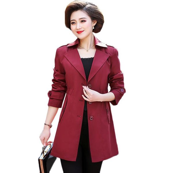 spring autumn plus size 5xl windbreaker female thin medium long coat basic coat women trench re2520, Tan;black
spring autumn plus size 5xl windbreaker female thin medium long coat basic coat women trench re2520, Tan;black