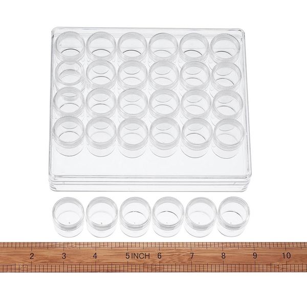 plastic bead containers clear box for jewelry beads rhinestone nail art packaging column bottle 26x29mm30pcs/set
plastic bead containers clear box for jewelry beads rhinestone nail art packaging column bottle 26x29mm30pcs/set