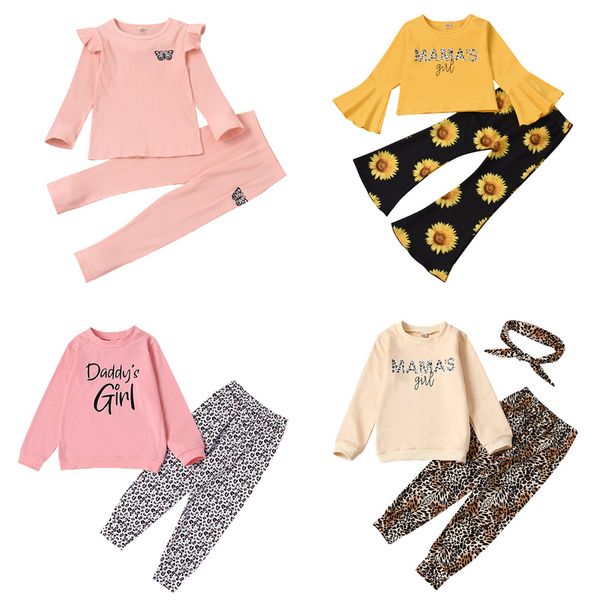 kids girls cartoon outfits flare sleeve letter printed ruffle shirts toddler sunflower pants infant leopard trousers ropa bebe 061208, White
kids girls cartoon outfits flare sleeve letter printed ruffle shirts toddler sunflower pants infant leopard trousers ropa bebe 061208, White
