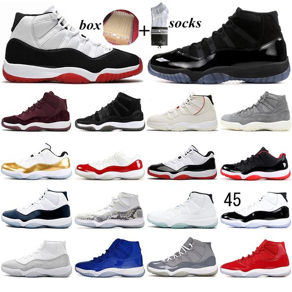 with box new jumpman 11s 11 basketball shoes for women men red velvet heiress win like 82 sports sneakers mens trainers outdoor runners
with box new jumpman 11s 11 basketball shoes for women men red velvet heiress win like 82 sports sneakers mens trainers outdoor runners
