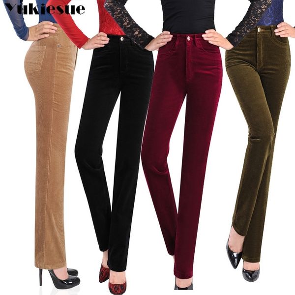 autumn women corduroy pants pantalon mujer high waist straight pants plus size 3xl casual sweatpants trousers loose pants female 201031, Black;white
autumn women corduroy pants pantalon mujer high waist straight pants plus size 3xl casual sweatpants trousers loose pants female 201031, Black;white