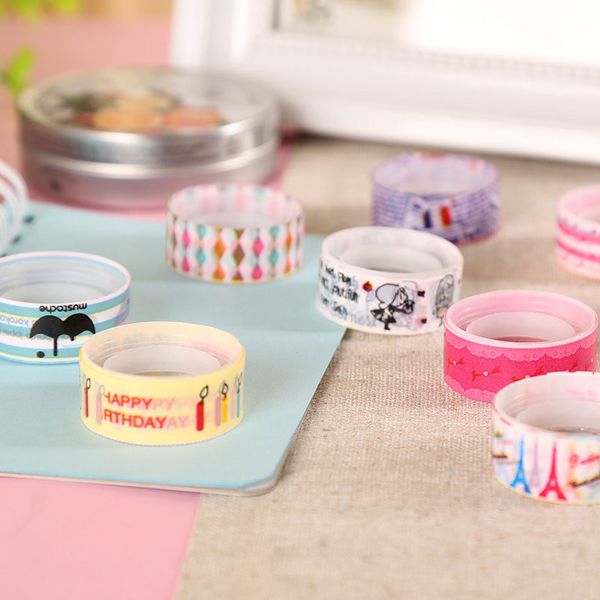 5pieces/lot printing tape set diy masking tape cute stickers washi tape adhesives stationery gift decoration home school office supplie 2016
5pieces/lot printing tape set diy masking tape cute stickers washi tape adhesives stationery gift decoration home school office supplie 2016