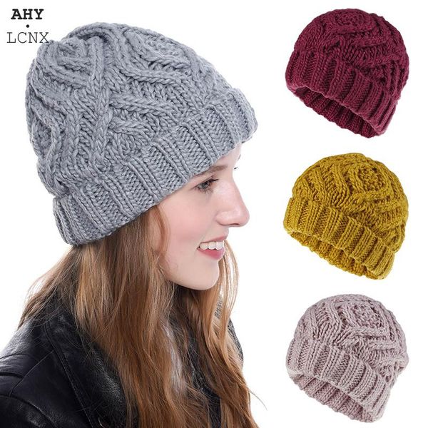autumn winter women knitted hat coarse beanie cap women's knit ear hats warm lady bonnet thicken soft ski caps skullies beanies, Blue;gray
autumn winter women knitted hat coarse beanie cap women's knit ear hats warm lady bonnet thicken soft ski caps skullies beanies, Blue;gray