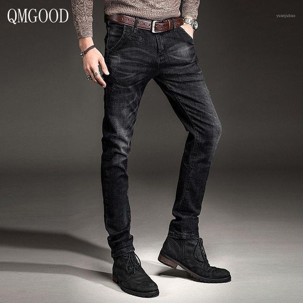 qmgood new men jeans slim fit skinny pants spring autumn denim stretch jeans fashion korean men pencil pants full length1, Blue
qmgood new men jeans slim fit skinny pants spring autumn denim stretch jeans fashion korean men pencil pants full length1, Blue
