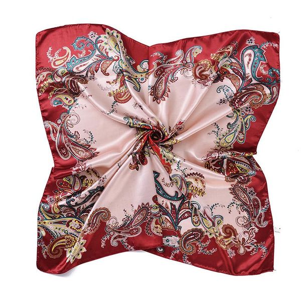 scarves women silk scarf print square head wraps ladies female foulard satin large shawls bandana hijab sjaal 90*90, Blue;gray
scarves women silk scarf print square head wraps ladies female foulard satin large shawls bandana hijab sjaal 90*90, Blue;gray